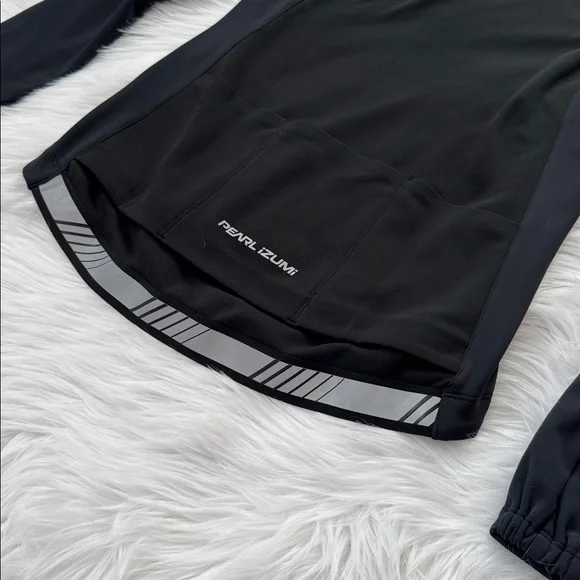 New: Women’s Pearl Izumi Black Softshell & Fleece Lined Cycling Jacket - Picture 7 of 9